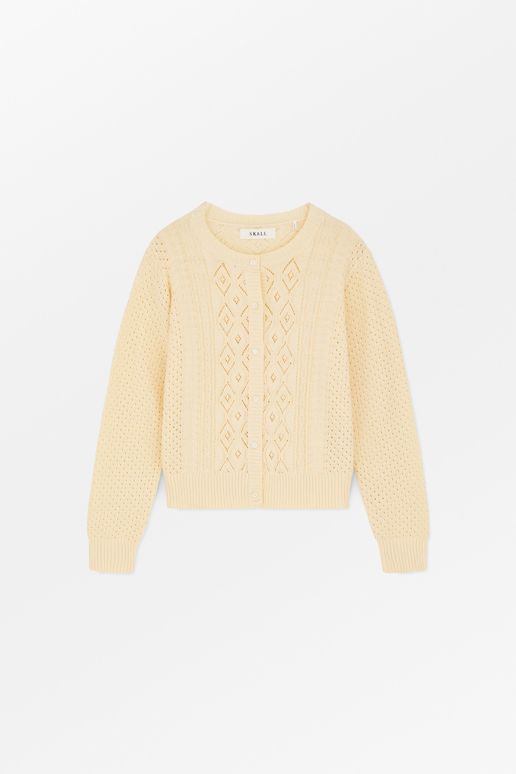 Skall Studio Alexa cardigan Cardigan Pastel yellow