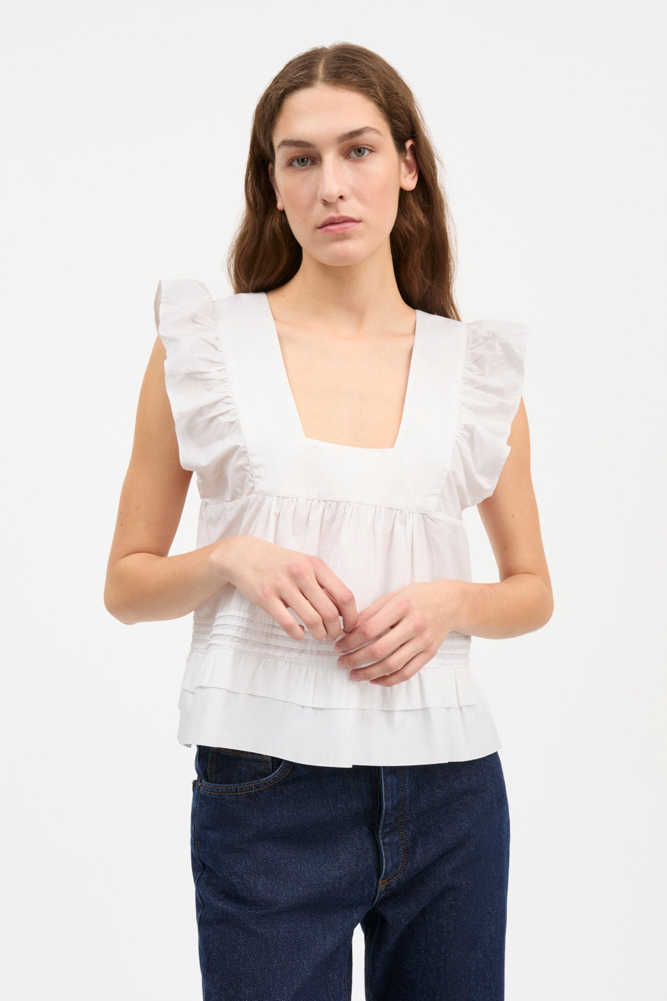 Skall Studio Alice top Top Optic white