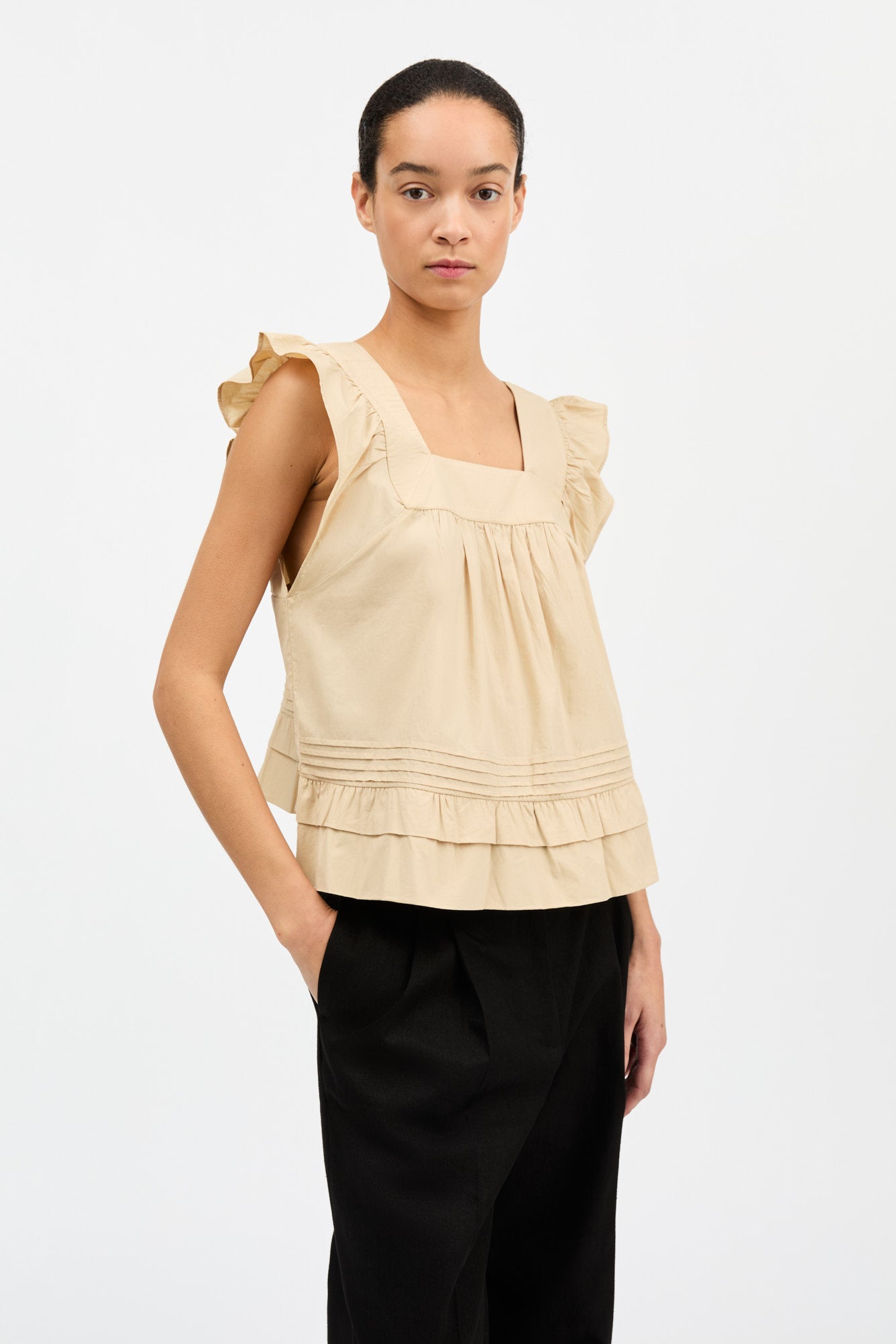 Skall Studio Alice top Top Soft sand