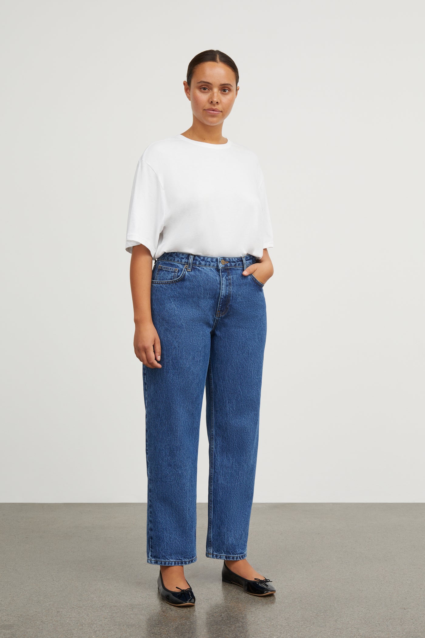 Skall Studio Allison cropped jeans Jeans Mid blue
