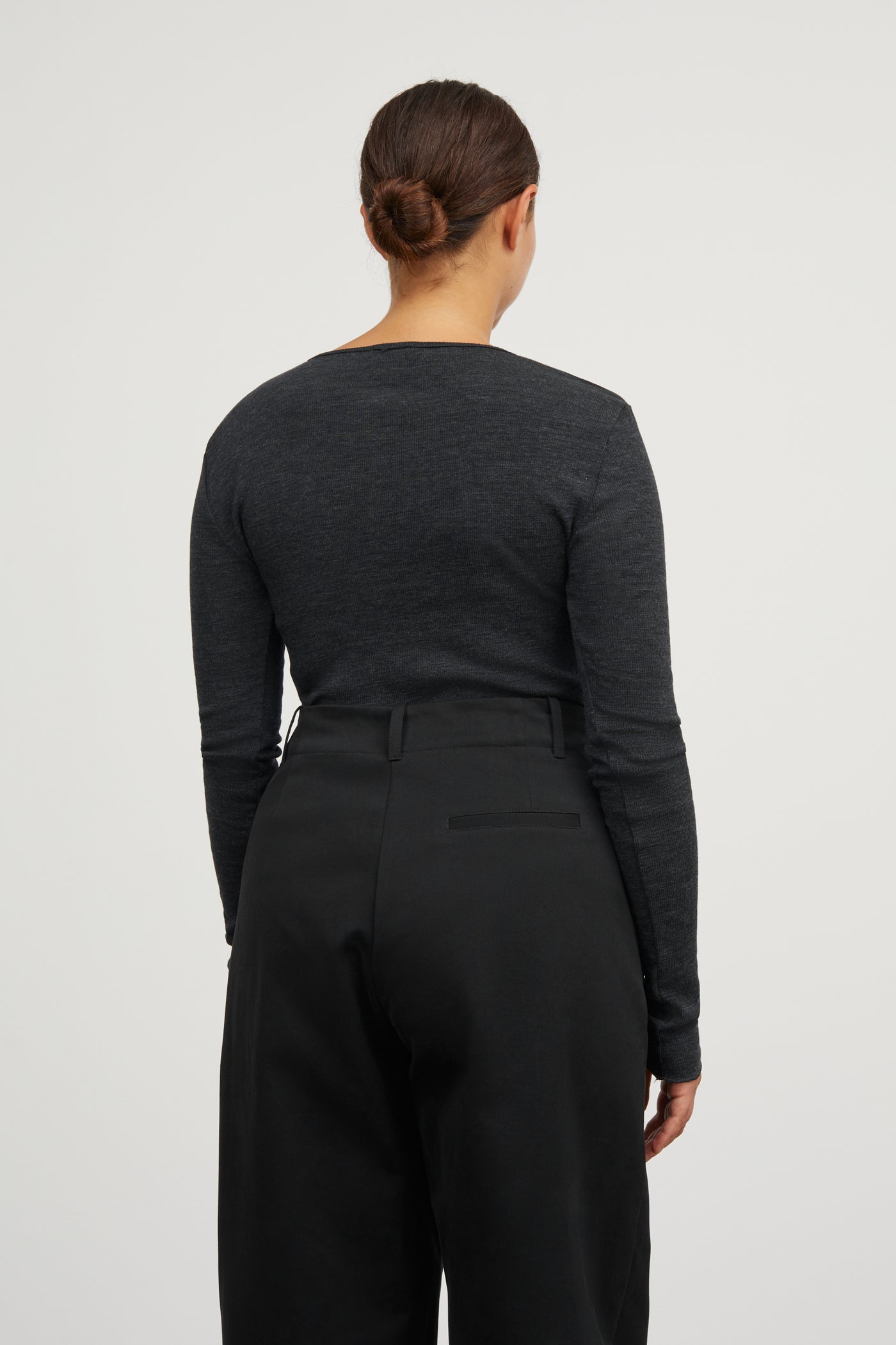 Skall Studio Amy Blouse Blouse Dark Grey Melange