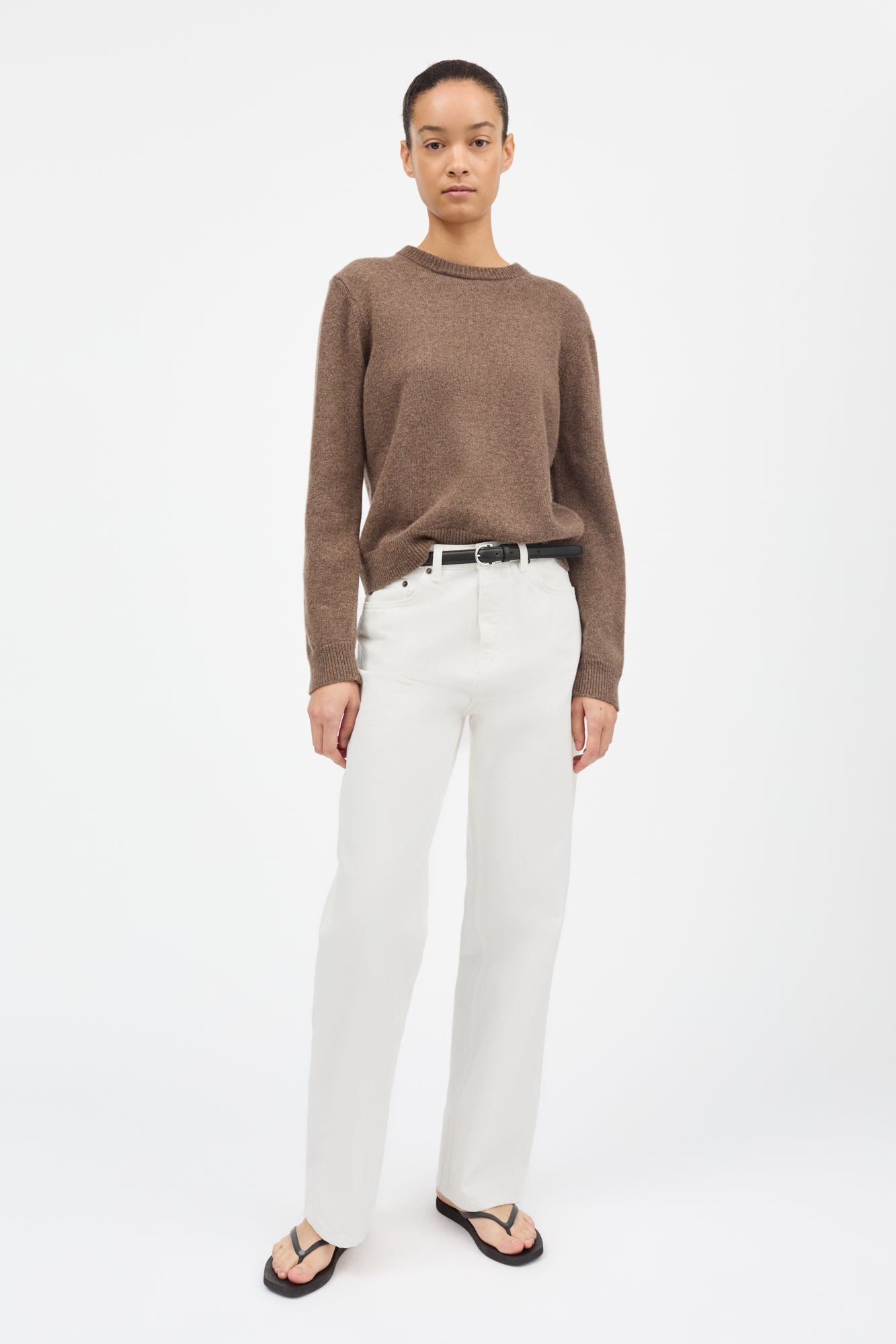 Skall Studio Cameron jumper Jumper Brown mélange