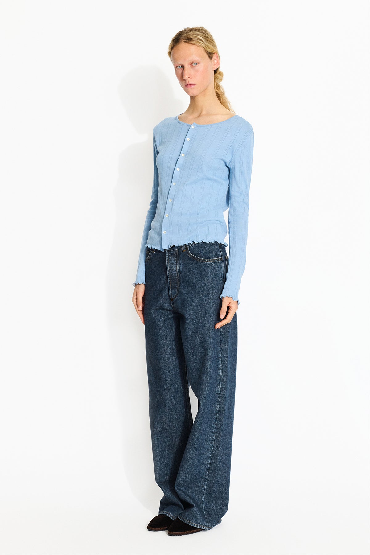 Skall Studio Cole boyfriend jeans Jeans Washed storm blue