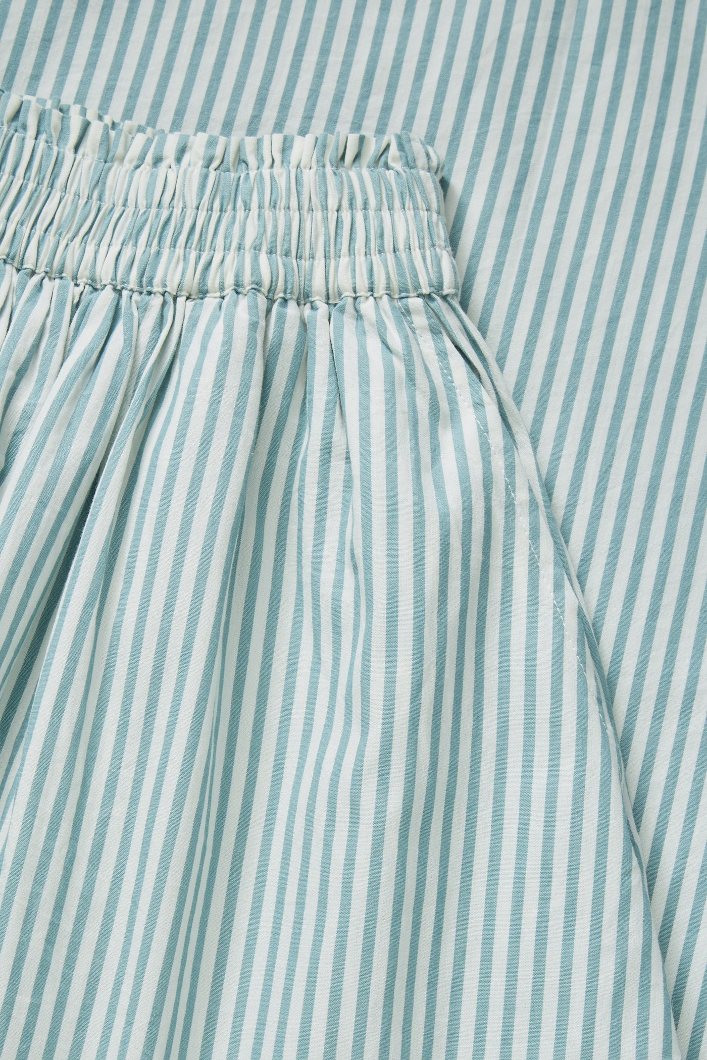 Skall Studio Dagny skirt Skirt White/Aqua stripe