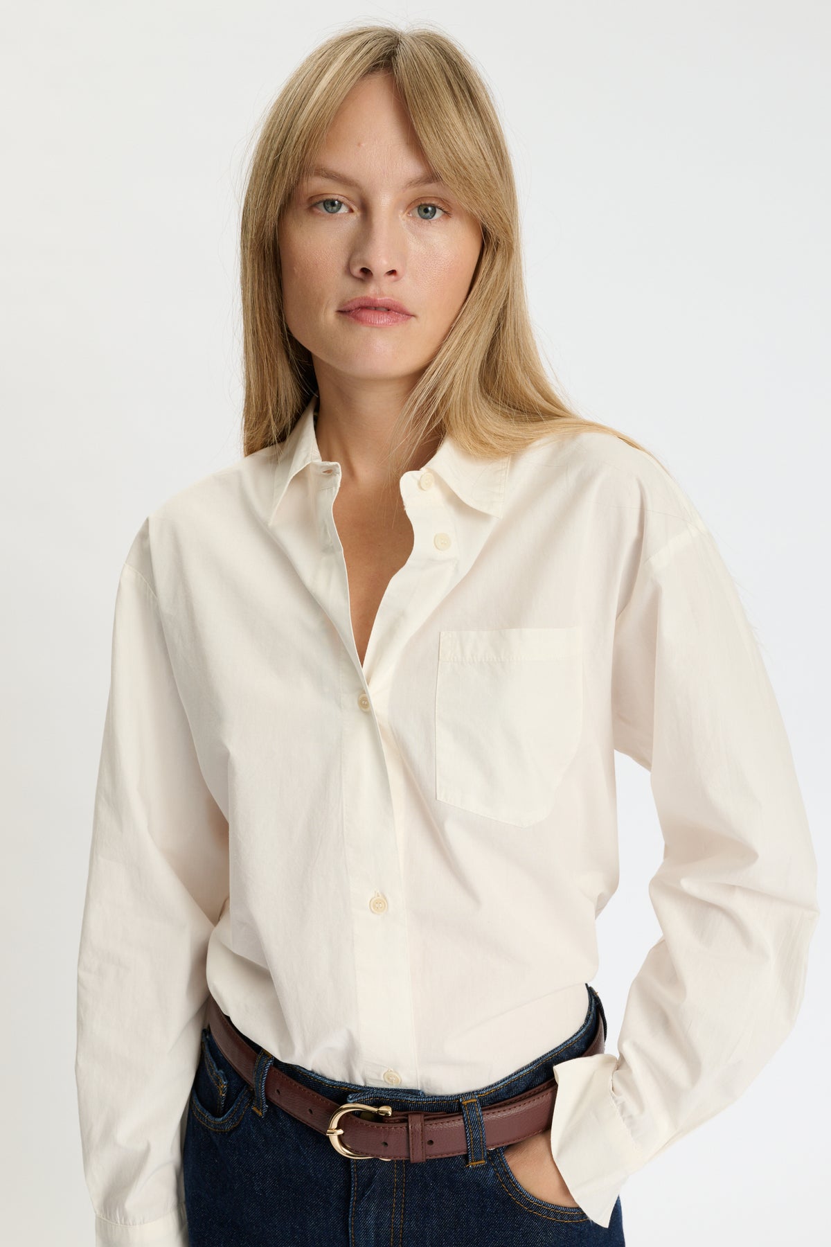 Skall Studio Edgar Shirt Shirt Light Cream