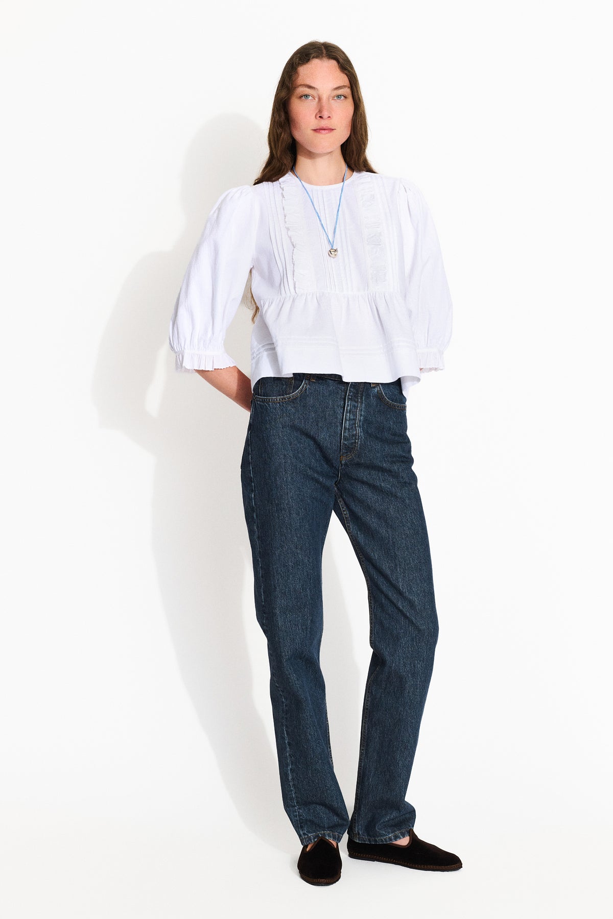 Skall Studio Florentia blouse Blouse Optic white