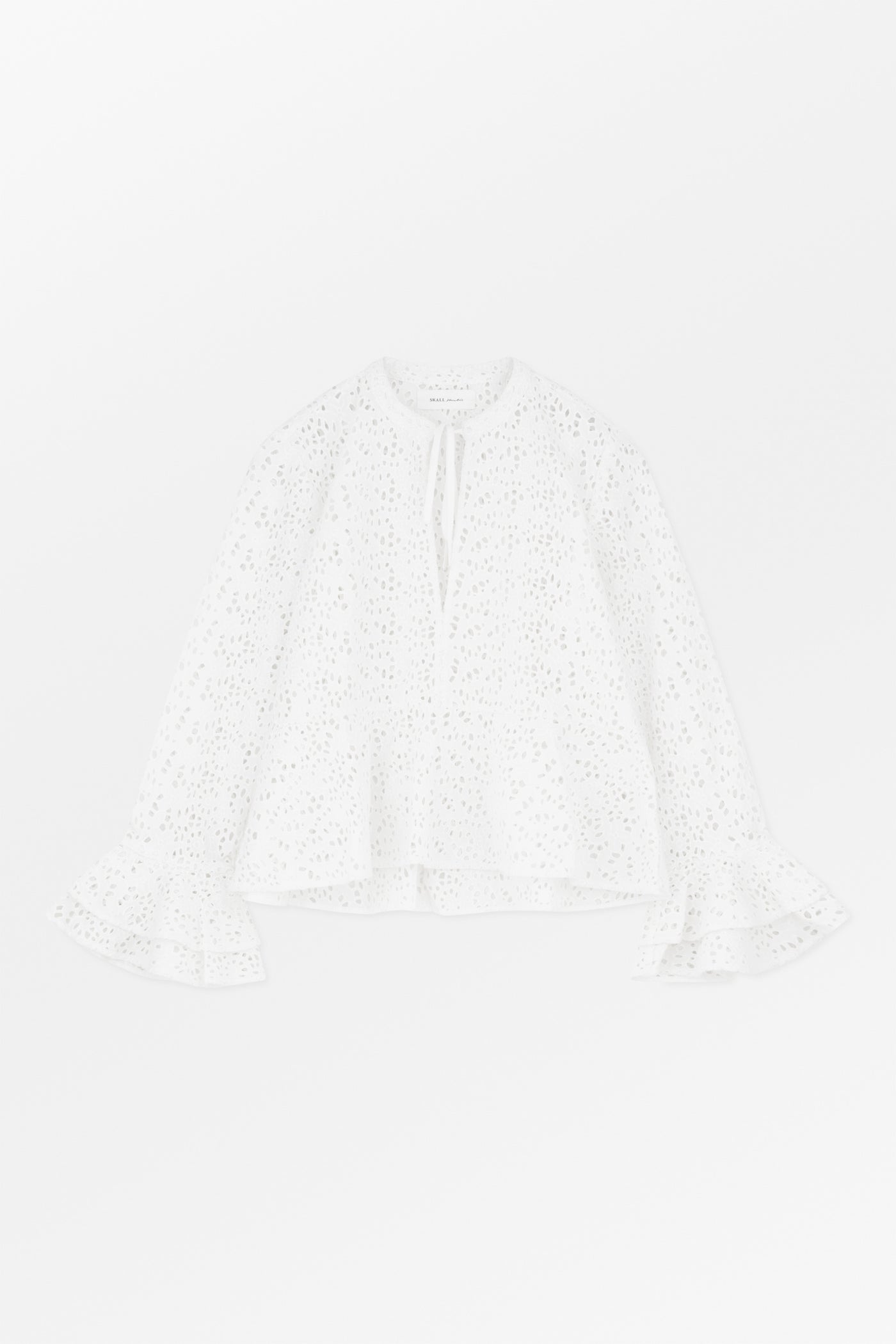 Skall Studio Frigga flounce shirt Shirt Optic white