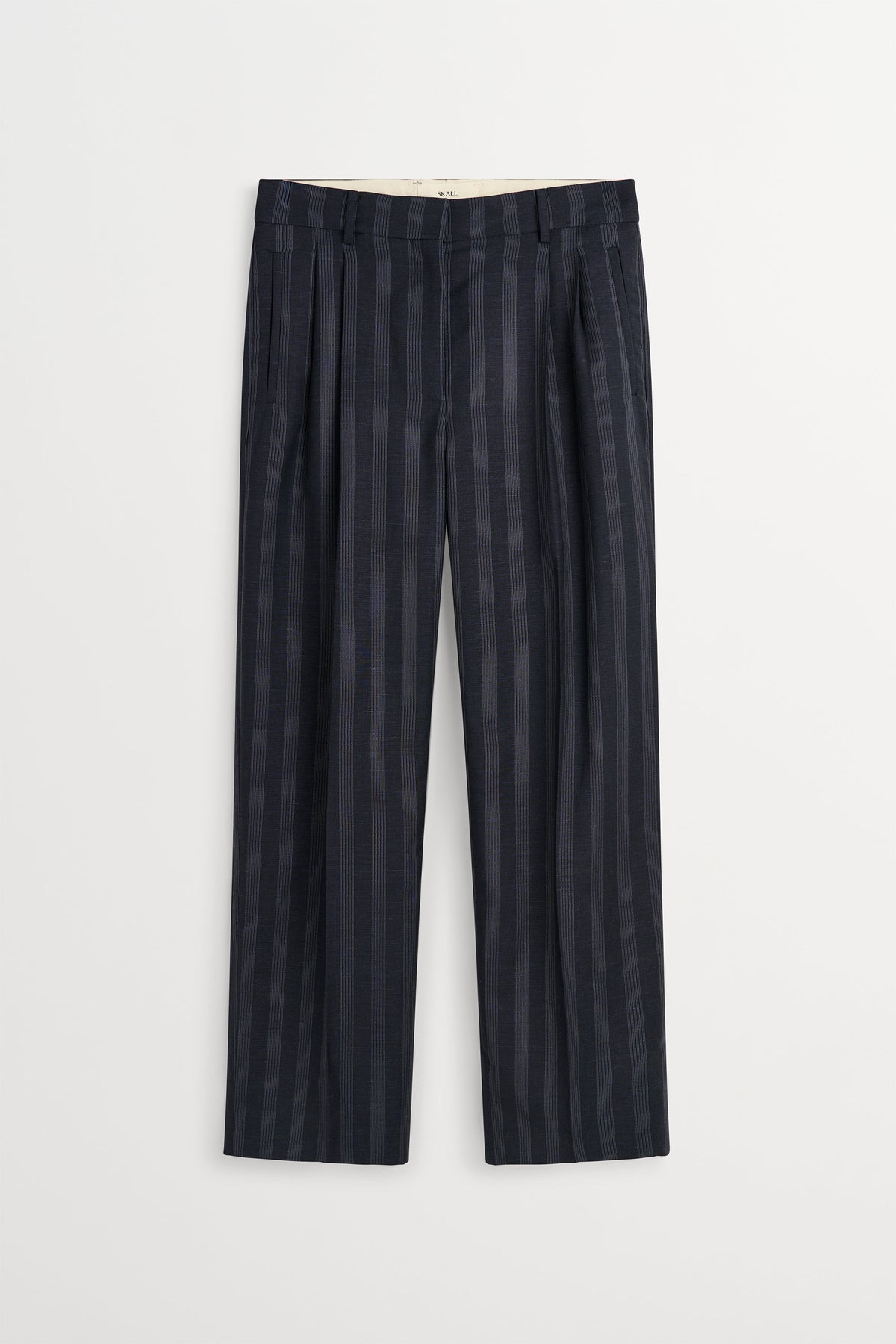 Skall Studio Harry trousers Pants Navy pinstripe