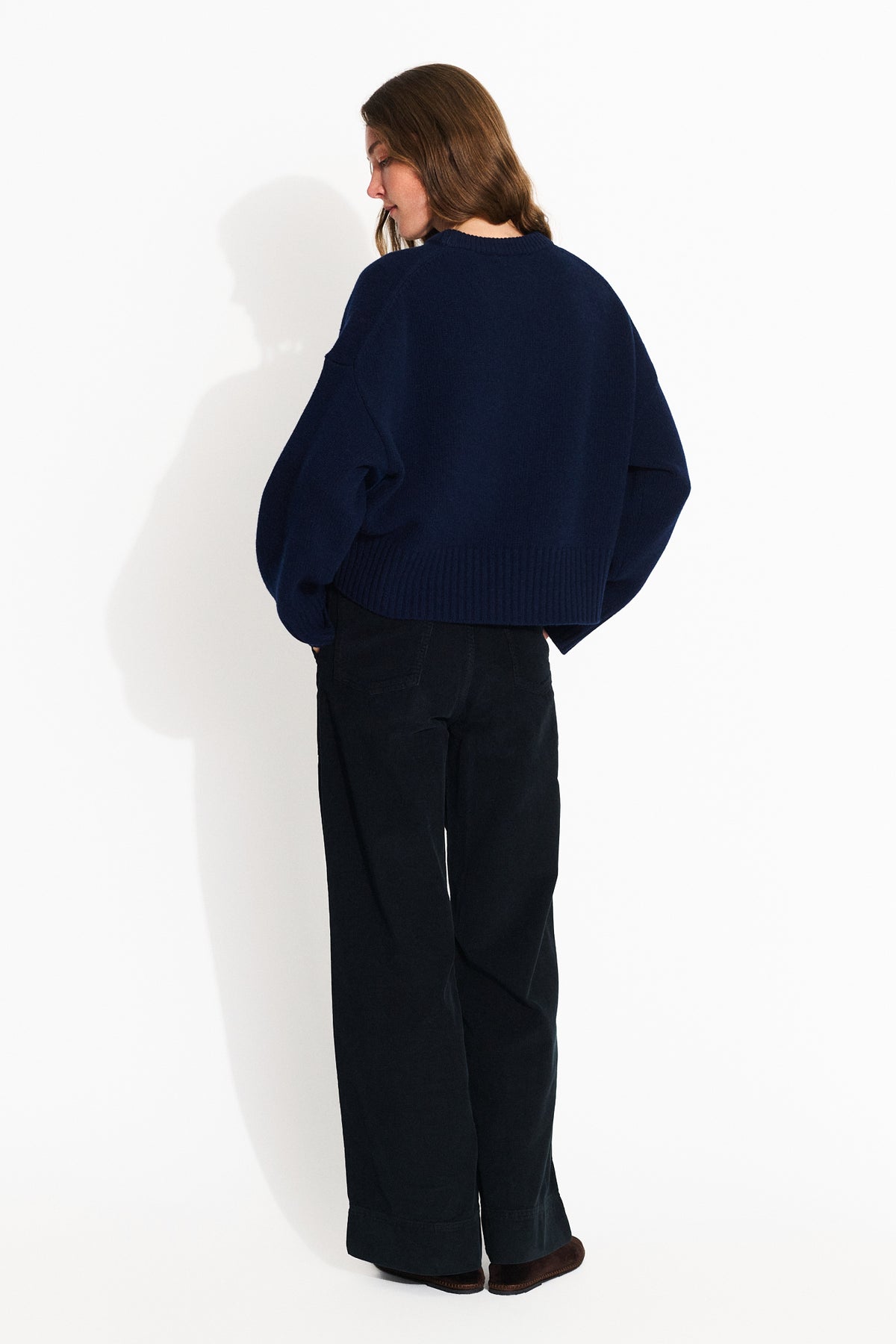 Skall Studio Heather highwaist trousers Pants Dark navy