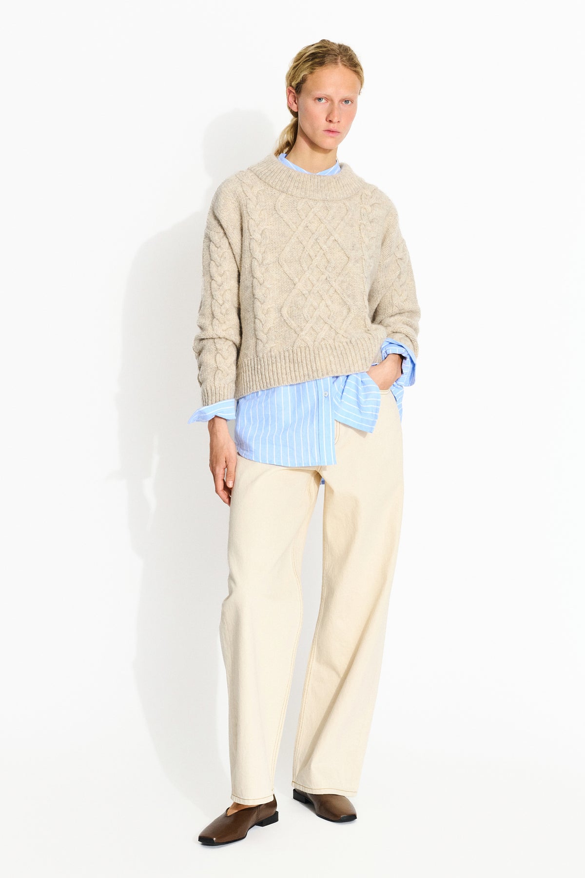 Skall Studio Helga jumper Jumper Cream