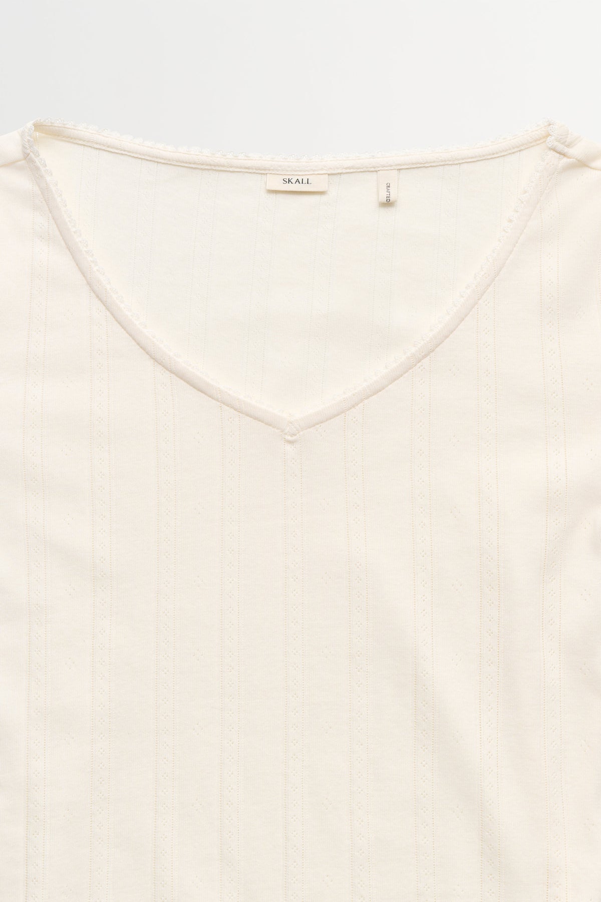 Skall Studio June V blouse Blouse Ecru