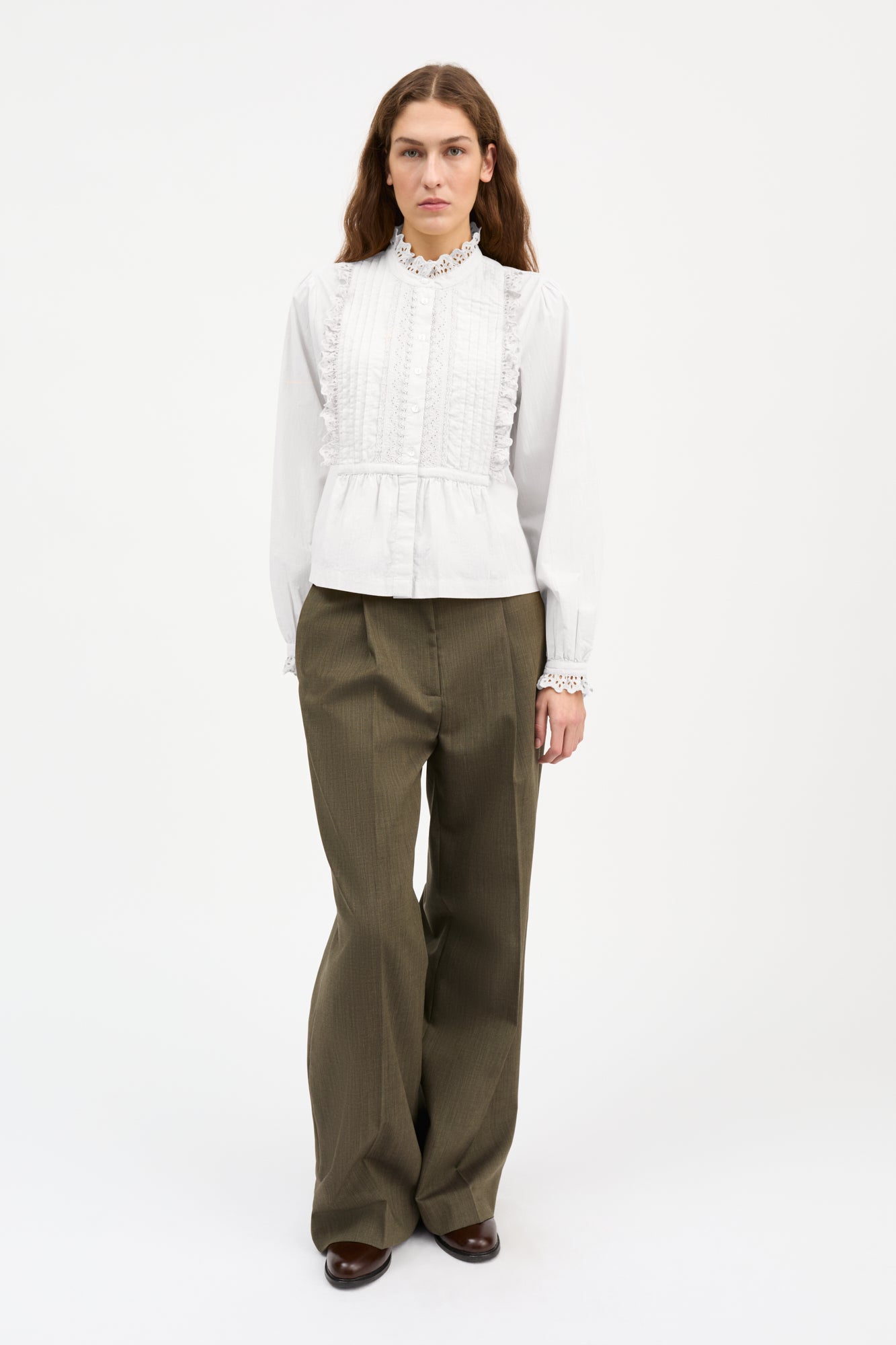 Skall Studio Lesley shirt Shirt Optic white