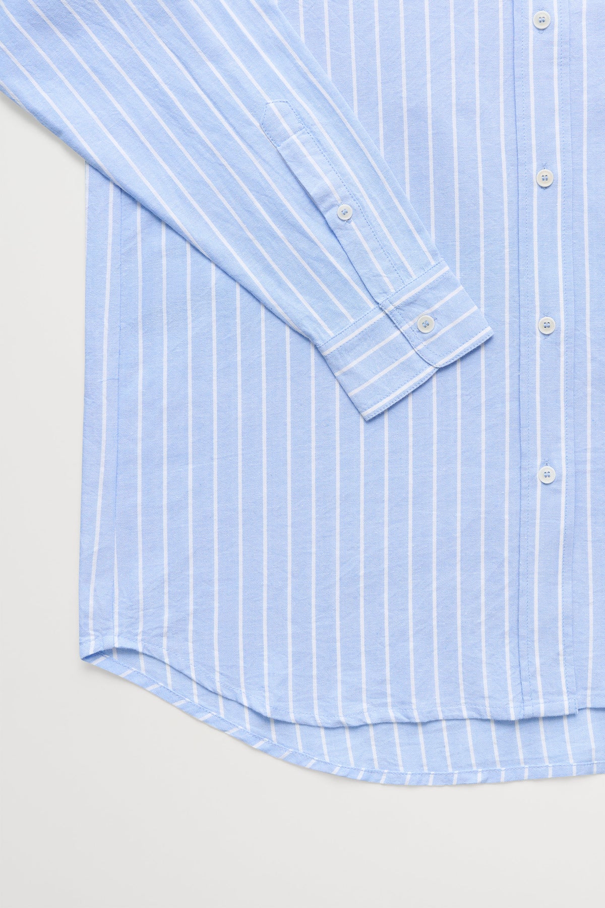 Skall Studio Lorenzo shirt Shirt Light blue/Off-white stripe