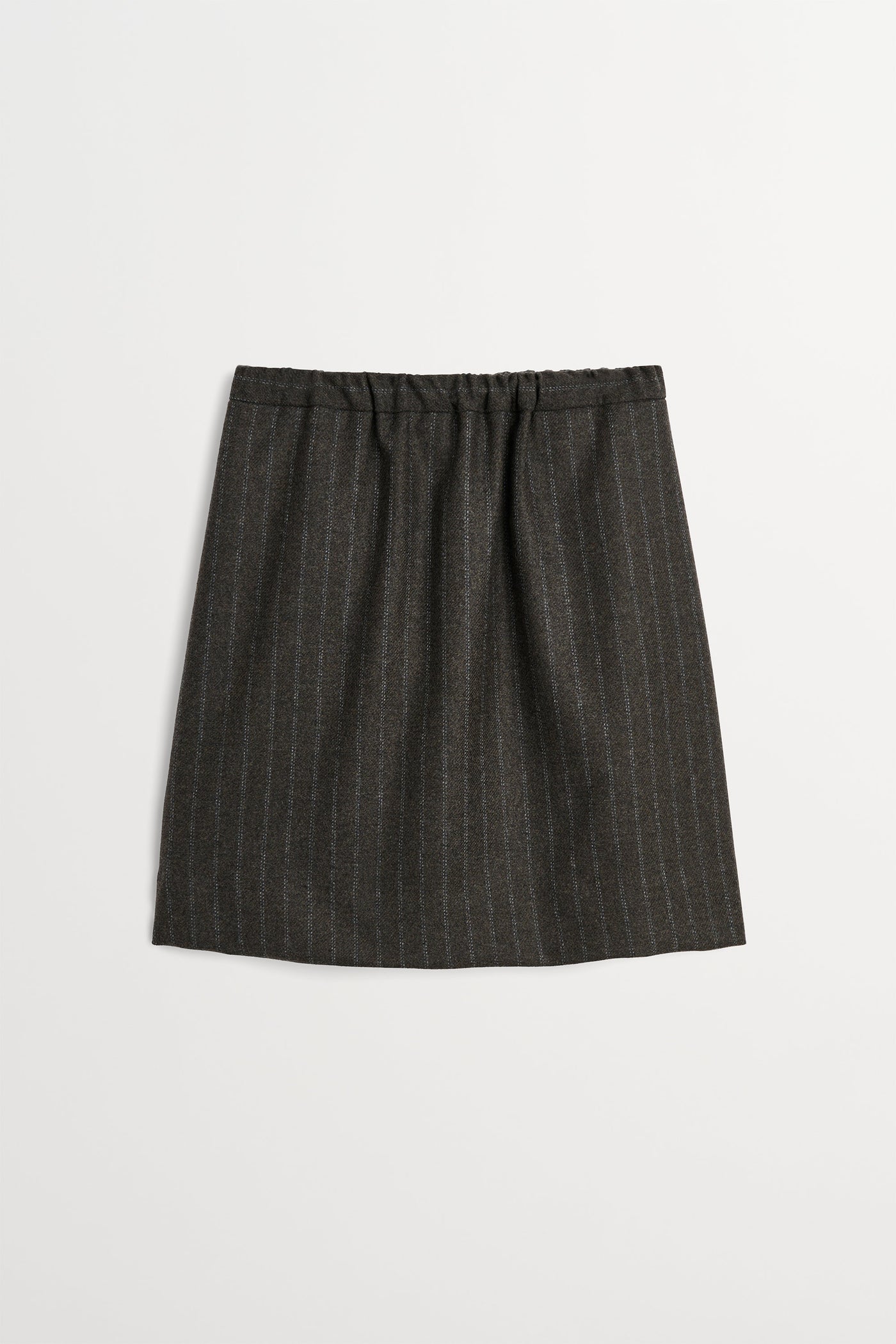 Skall Studio Marcella Skirt Skirt Brown/Black pinstripe