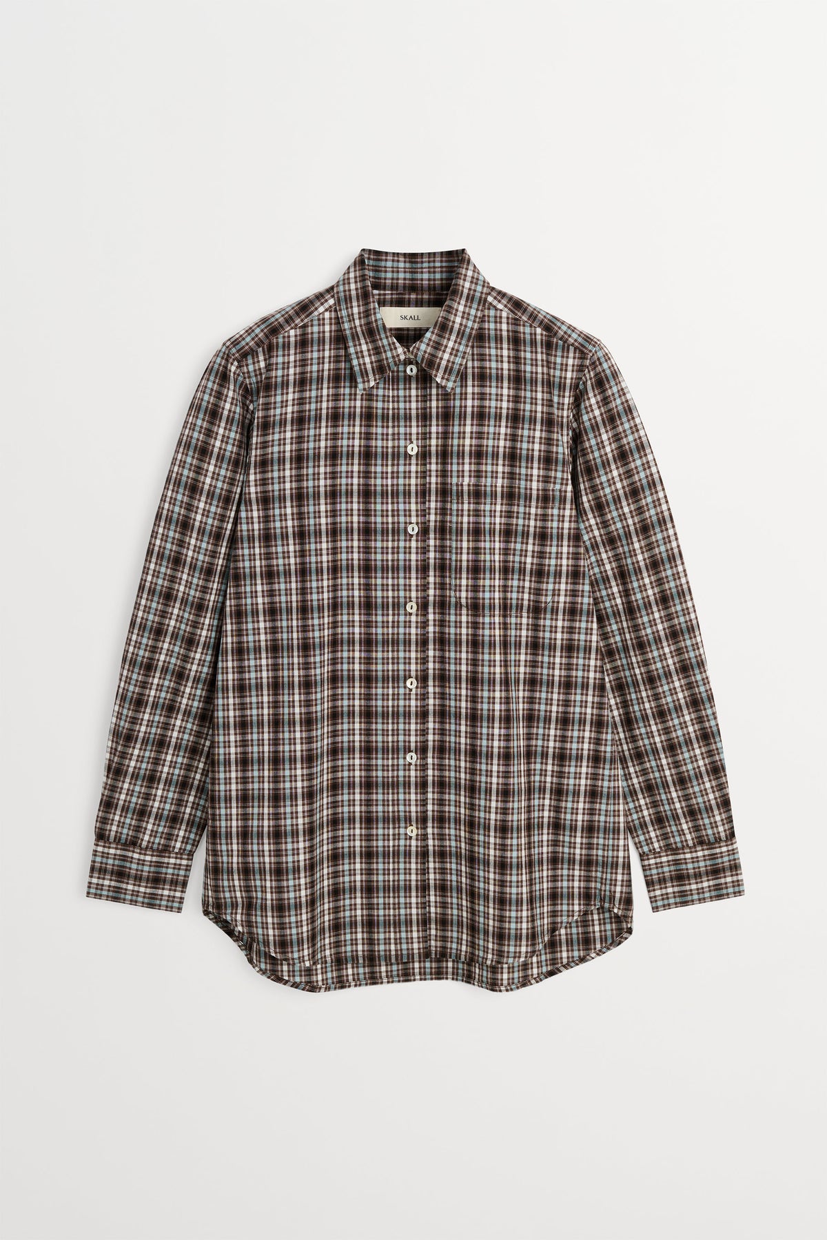 Skall Studio Nico shirt Shirt Brown/Blue check