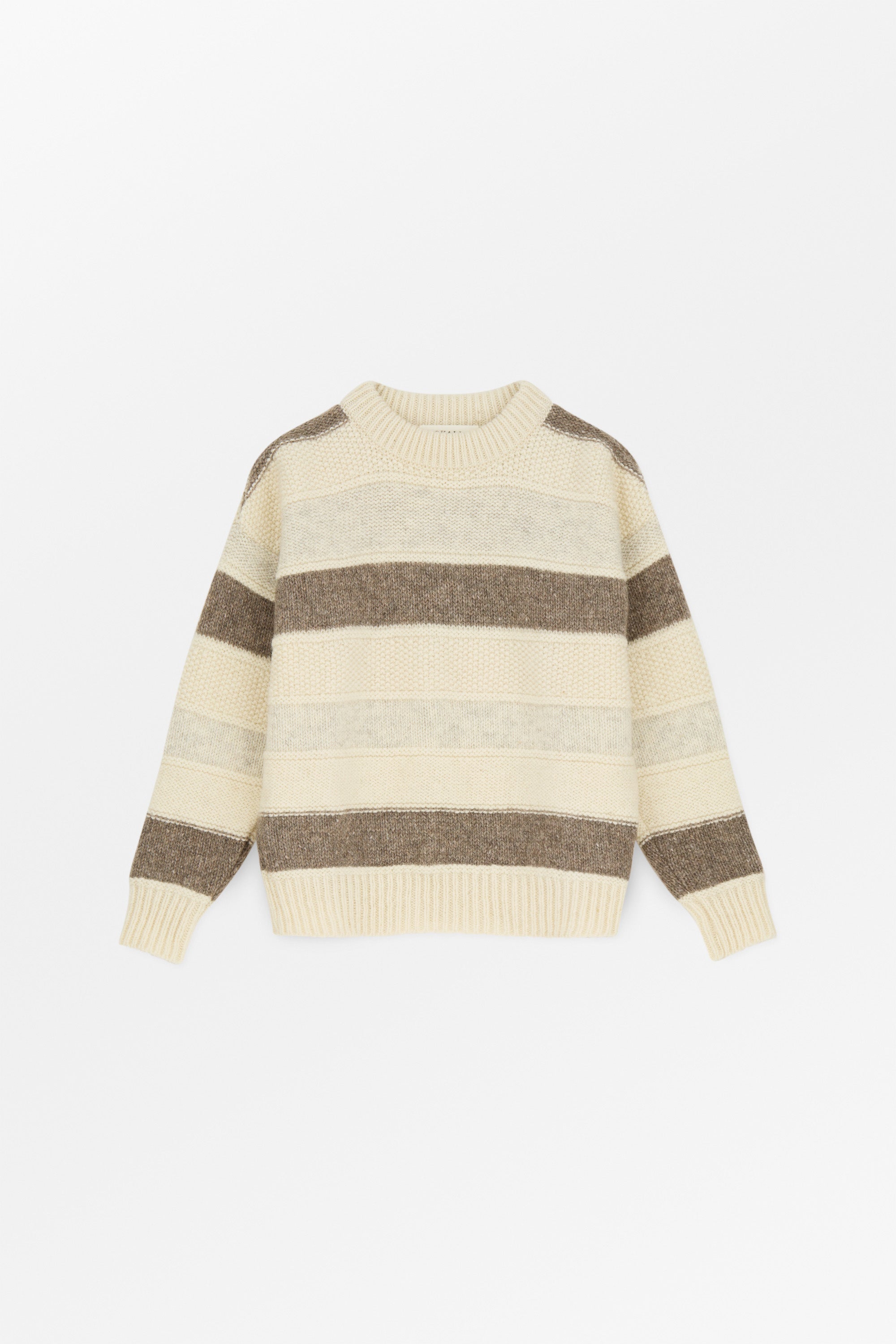 Skall Studio Olga jumper Knit Off-white/Sand/Light brown