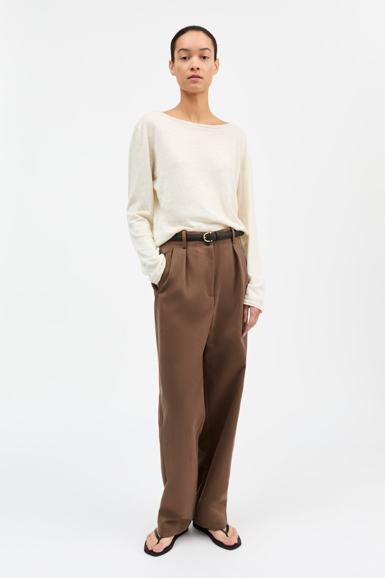 Skall Studio Painter trousers Trousers Brown