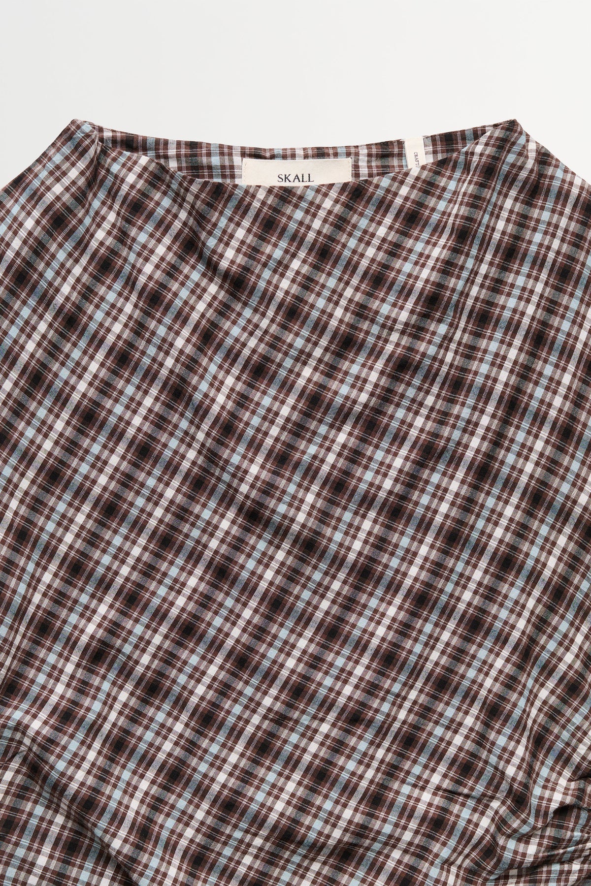 Skall Studio Sahara dress Dress Brown/Blue check