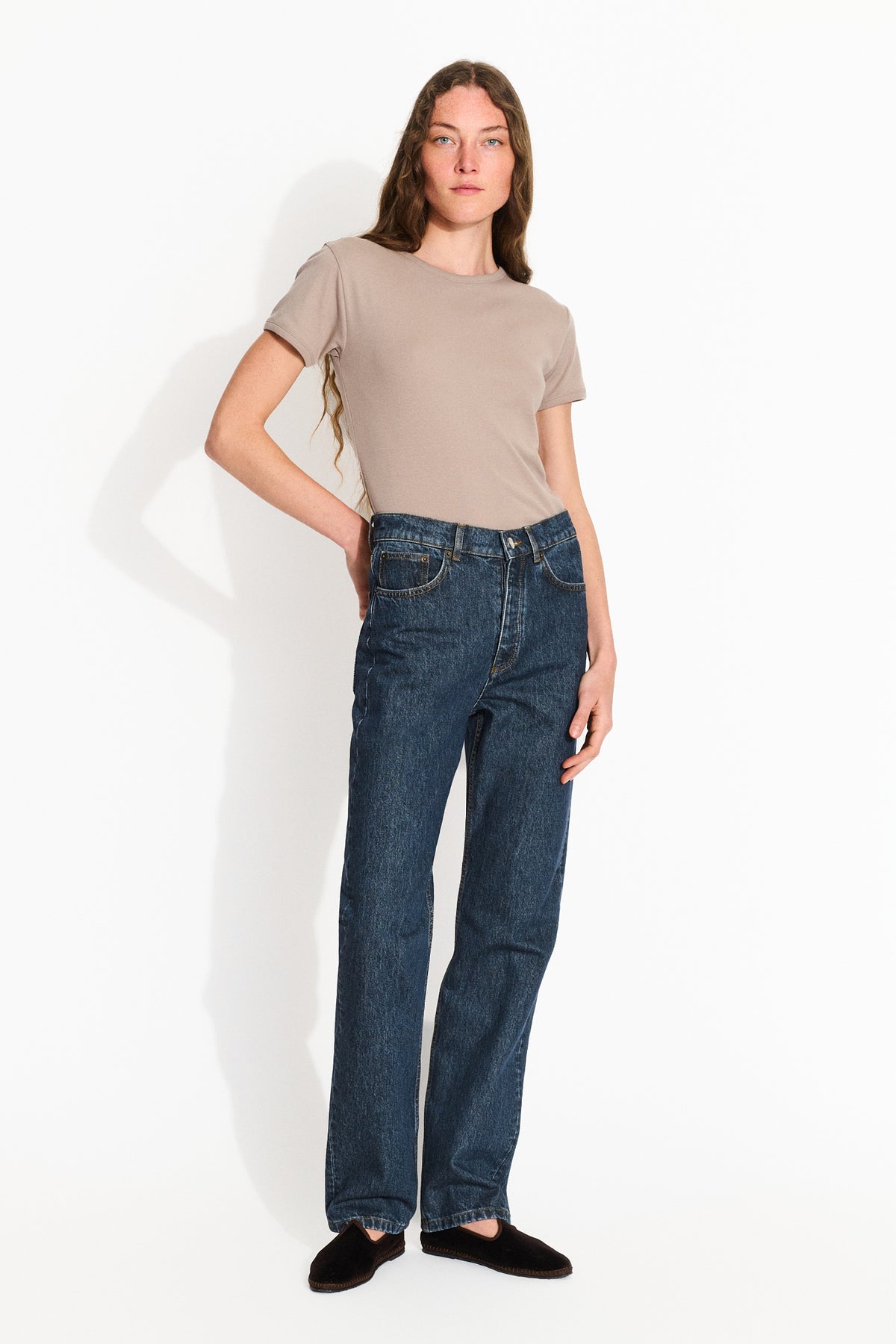 Skall Studio Sharon straight jeans Jeans Washed storm blue