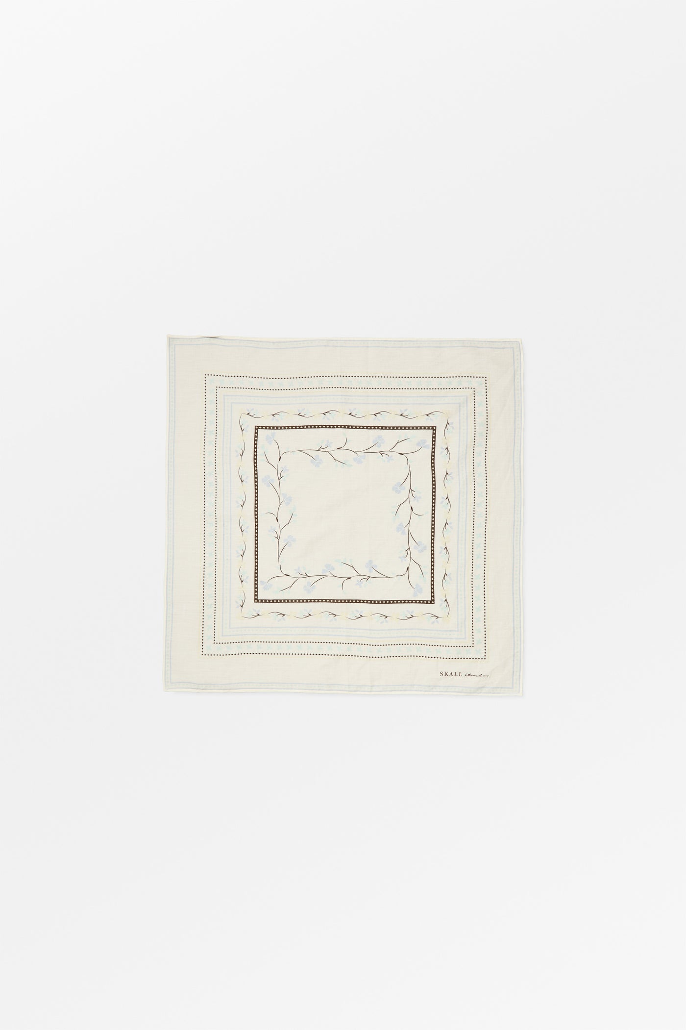 Skall Studio Skall floral scarf 55x55 Scarf Off white