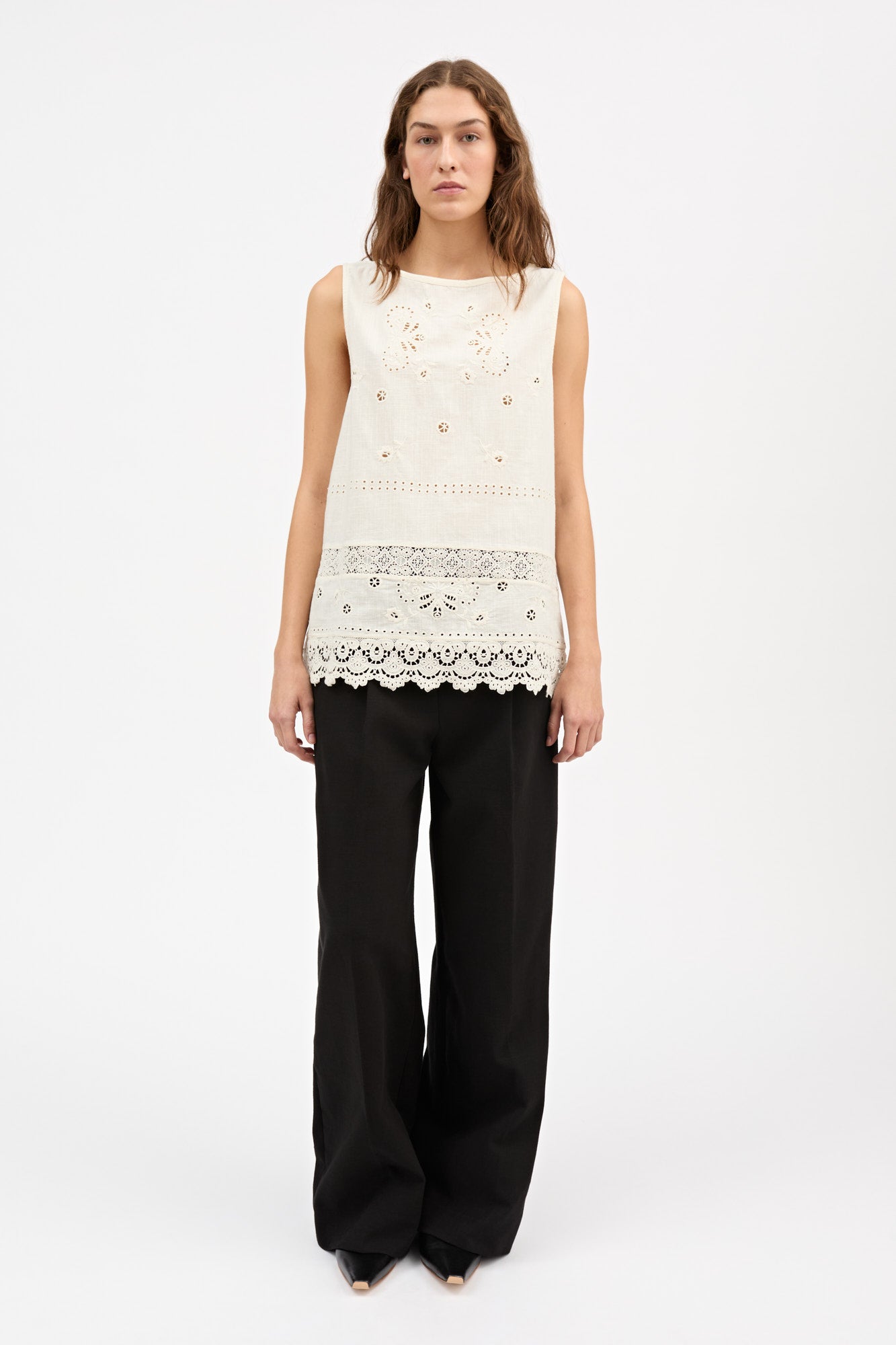 Tallulah top - Antique white – Skall Studio US