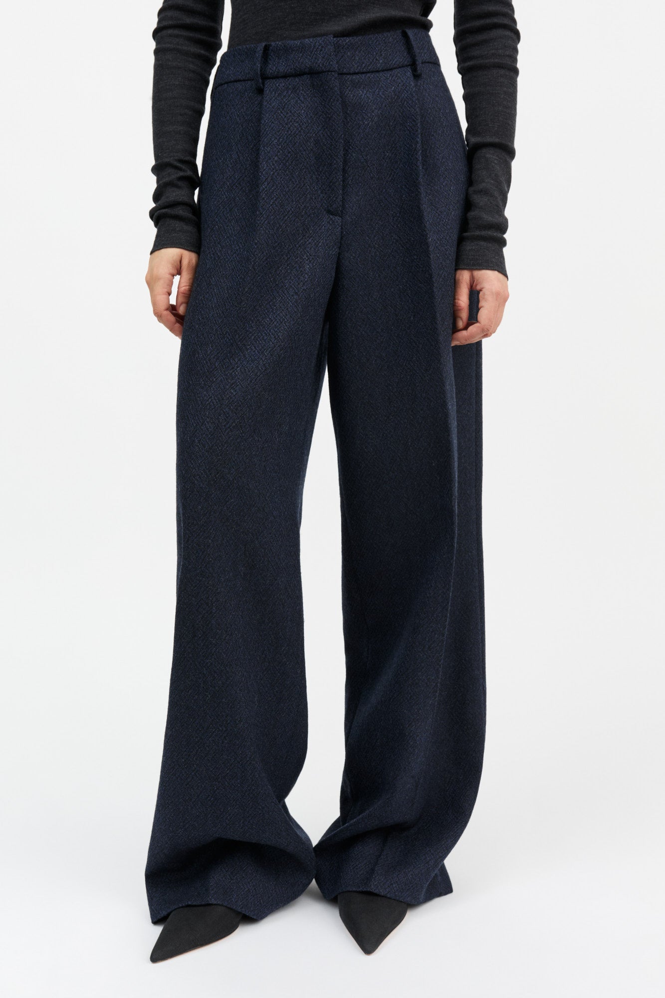 Skall Studio Thom trousers Trousers Navy black