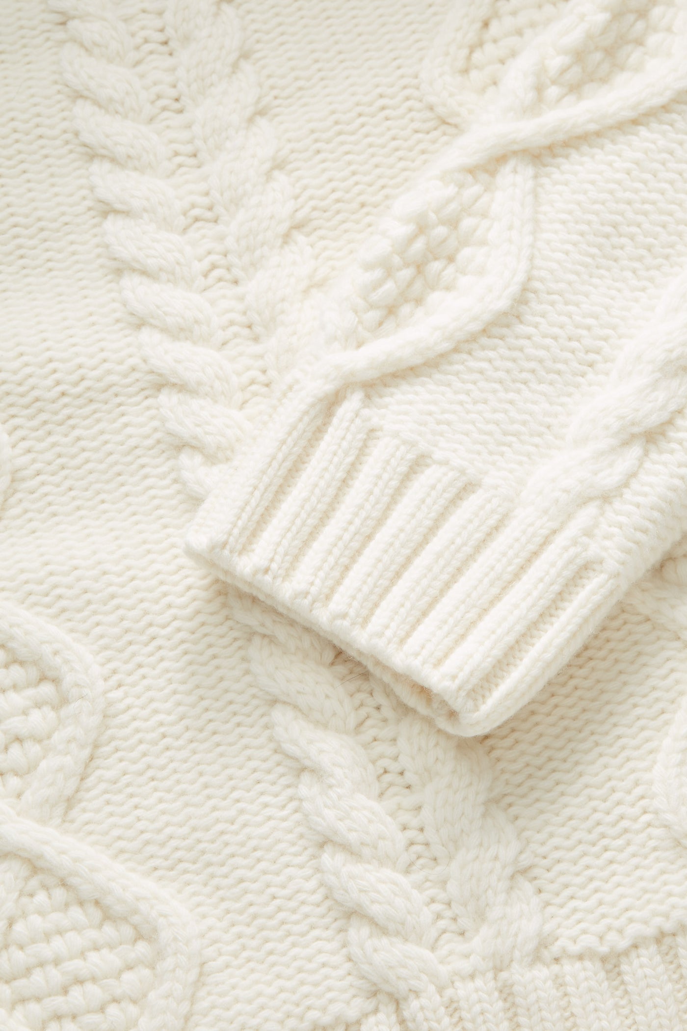 Skall Studio White sun O-neck jumper Jumper Ecru